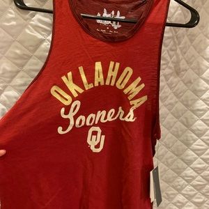 University of Oklahoma tank top M NWT